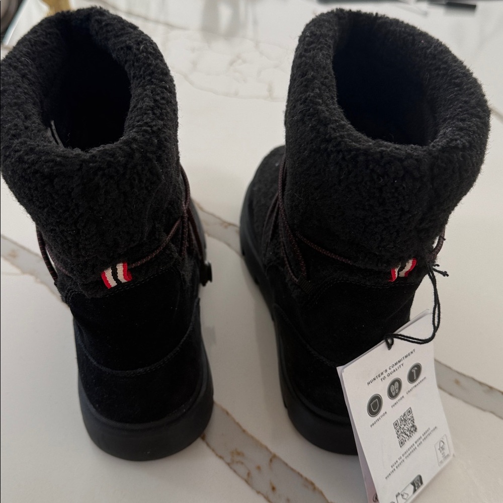 Hunter Black Suede Boot - Picture 2 of 7